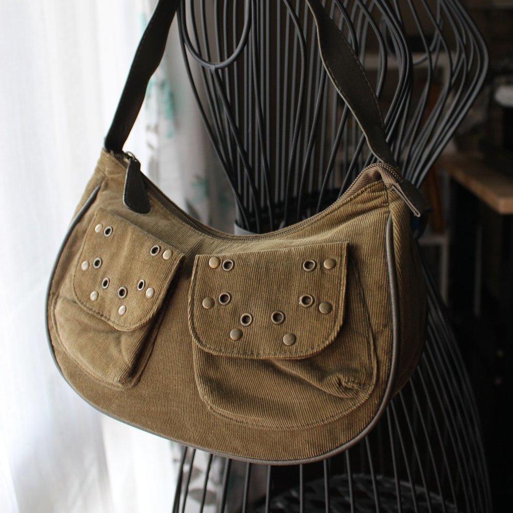 Small Olive Green Hobo Bag